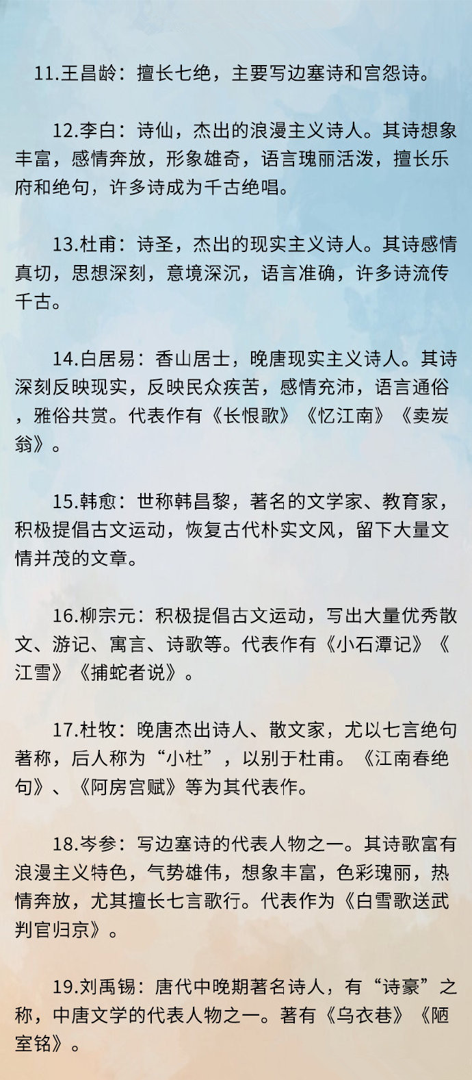 常识积累：中国历史上的40个名人